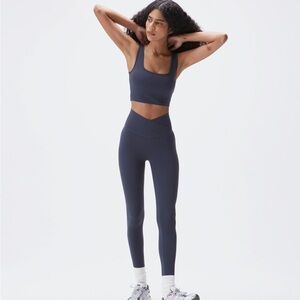 Adanola Ultimate Wrap Over Leggings - Midnight Blue